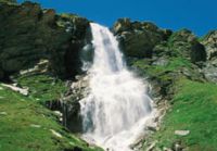 Foto des Wasserfalls am Wasserwunderwegs Heiligenblut