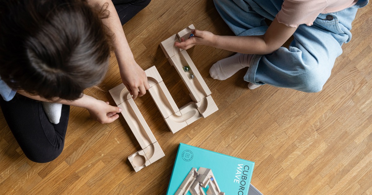 Cuboro Wave: Bring‘ Schwung in deine Kugelbahn!