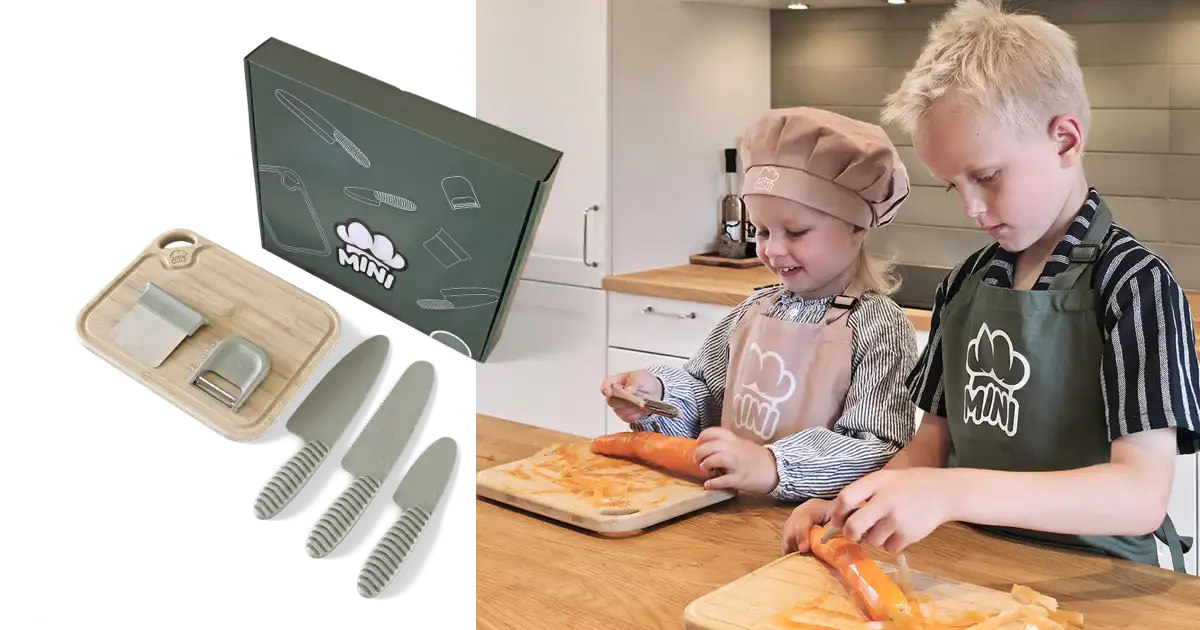 MINI Family Küchenset für Kinder – Sicher schneiden lernen