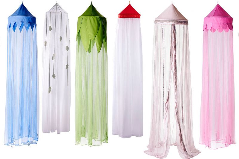 Betthimmel Vorhänge IKEA in mehreren Farben